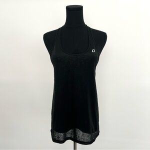 SOLD • Lorna Jane Black Mesh Racerback Tank Top in Size XS